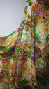 100% Linen - 'Our Riviera' | Green & Pink